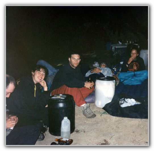 DJ with Sandy & Nene on the great canoe trip Oct 1995